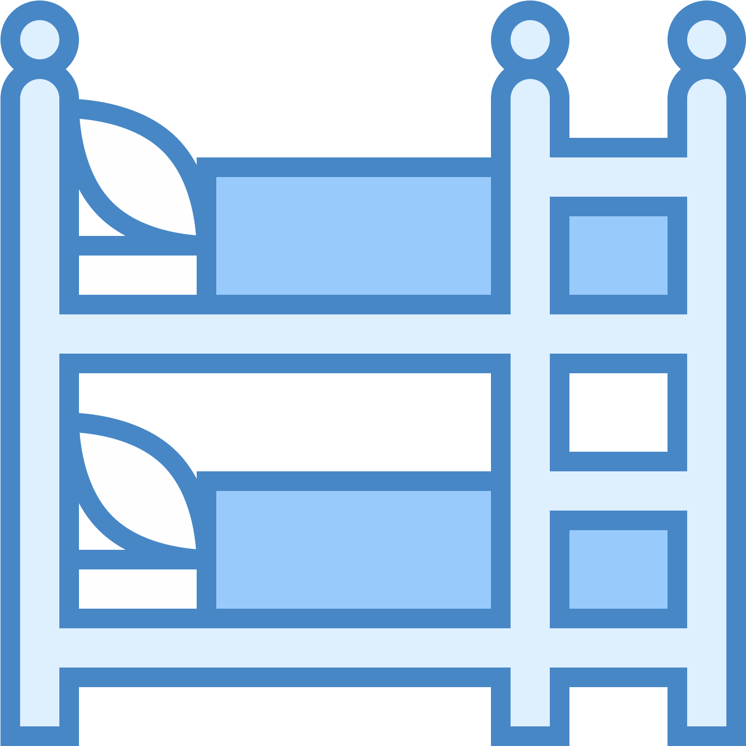 Bunk Bed Icon - Bunk Bed (1600x1600)