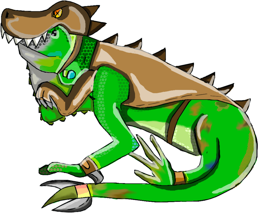 Ferocious Clipart Dinosour - Dinosaur (900x720)