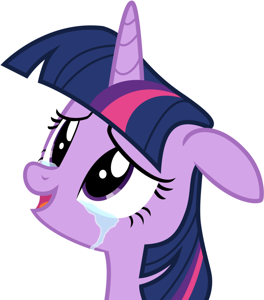 Eagle1division, Celestial Advice, Crying, Cute, Female, - Twilight Sparkle Happy Vector (918x1024)