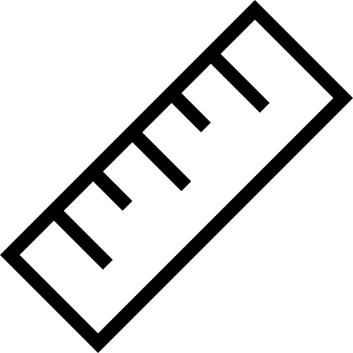 Ruler Free Icon - Ruler (512x512)