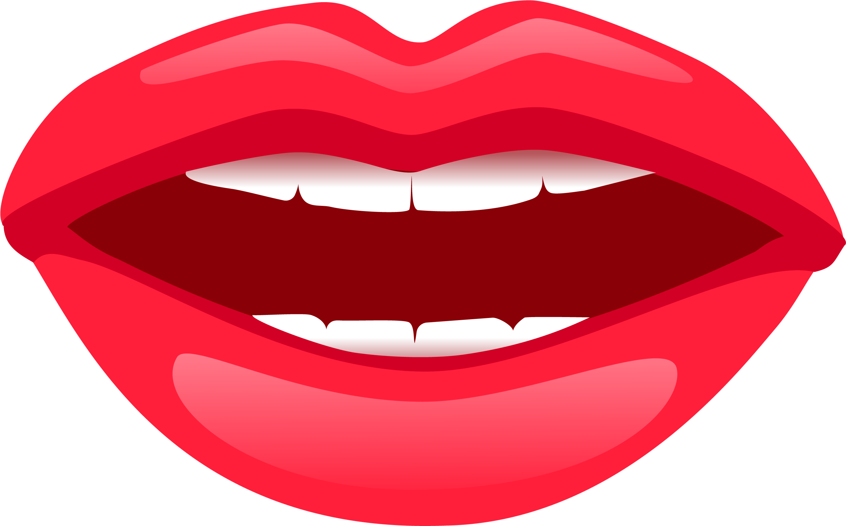 Mouth Clipart Transparent - Mouth Clipart Transparent (3000x1878)