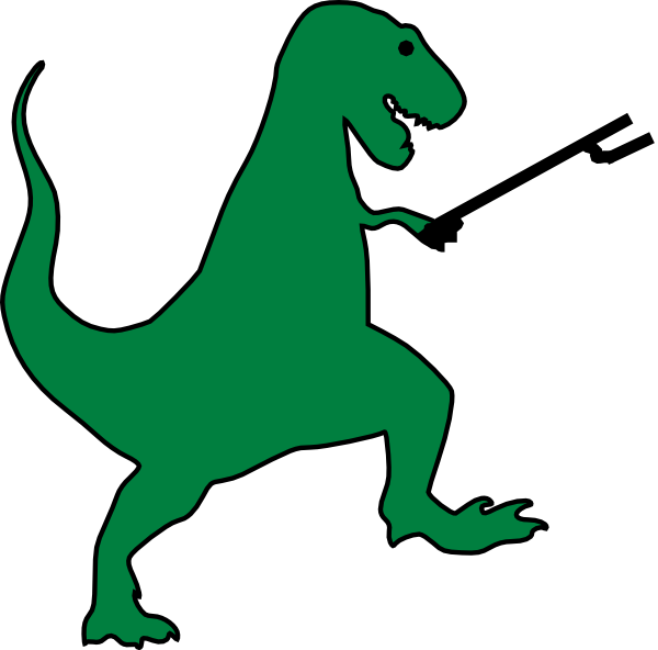 T Rex Clip Art At Clker - Dinosaur Svg (600x592)