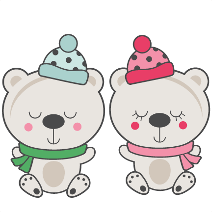 Free Teddy Bear Silhouette Png - Cute Polar Bear Png (432x432)