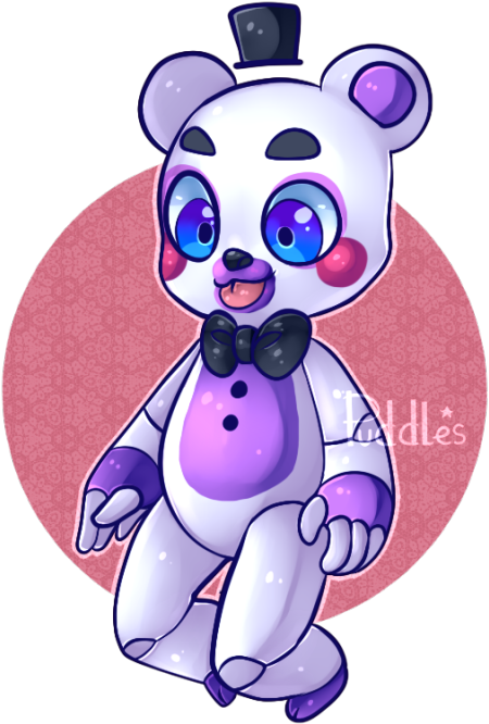 What A Good Friend - Helpy Fnaf Fanart (500x684)