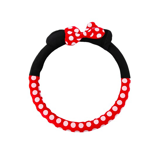 Car Styling Bow Car Steering Wheel Cover Cute Cartoon - כיסוי להגה של מיקי (800x800)