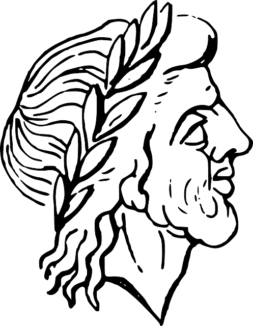 Cartoon Head, Outline, People, Man, Face, Person, Cartoon - Ancient Roman Clip Art (497x640)
