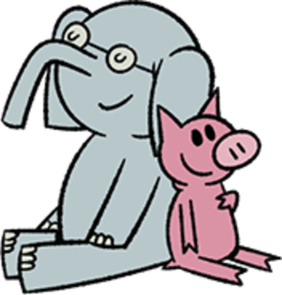 Gerald And Piggie Clip Art Elephant And Piggie Clipart (574x600