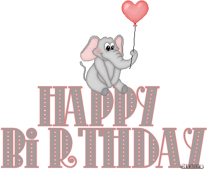 Download - Happy Birthday With Elephants (438x372)
