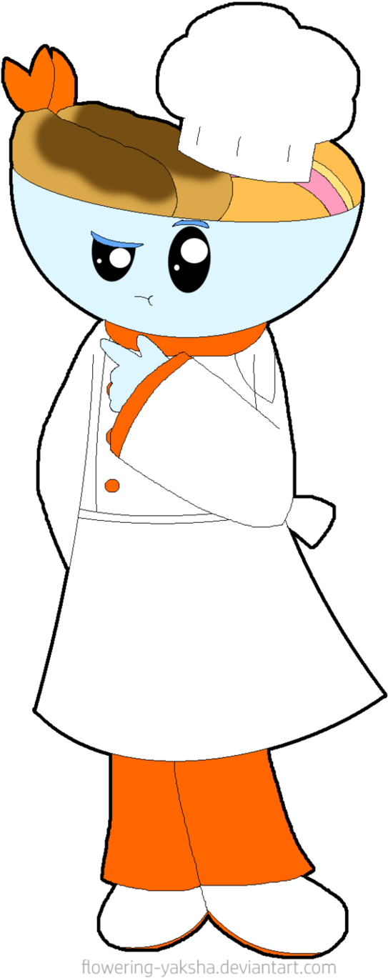 Ramen Chef Of French Cuisine By Flowering-yaksha - Cartoon (580x1375)