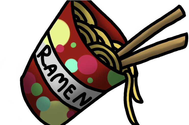 Ramen Cup By Why So Cirrus On Deviantart - Chinese Noodles (800x491)