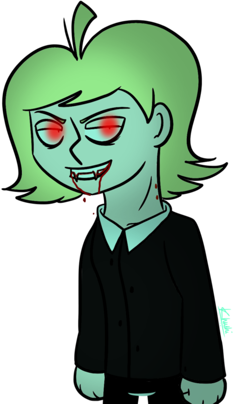 The Vampire By Khushi-1428 - Cartoon (955x836)