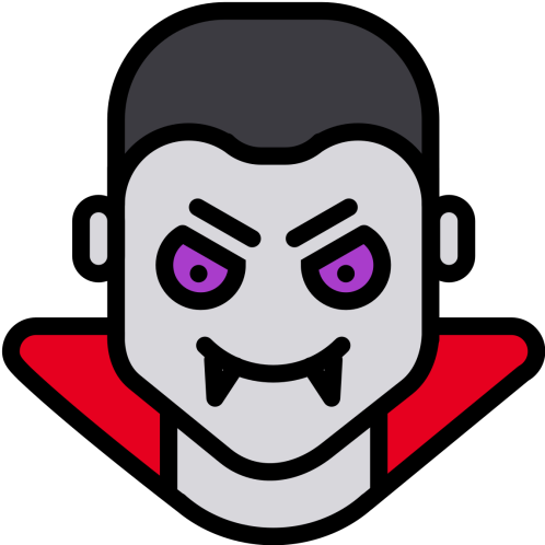 Dracula, Evil, Ghost, Blood, Halloween, Vampire, Monster, - Icon (512x512)