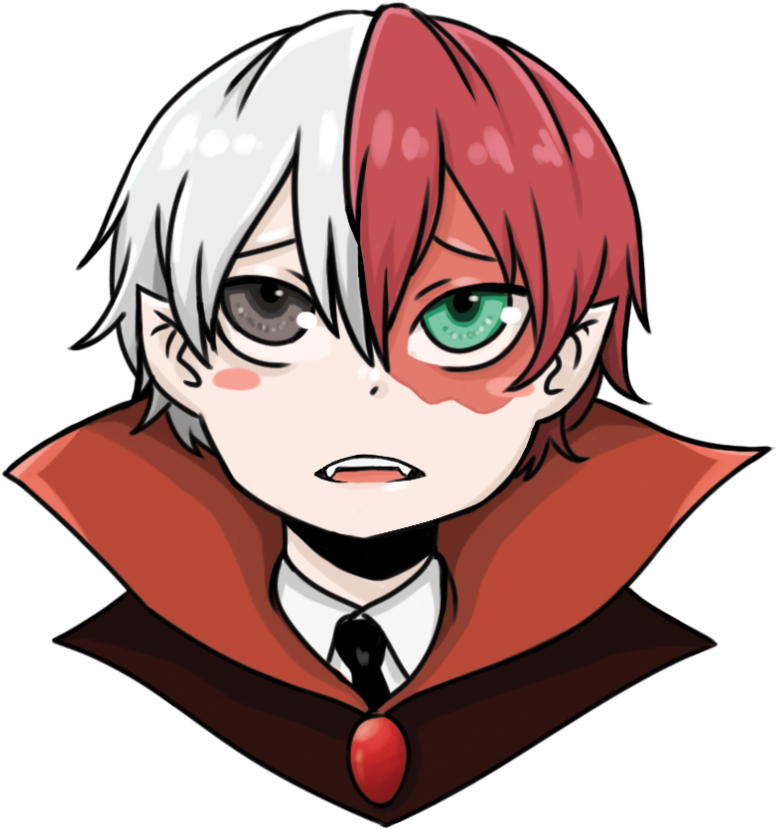 Vampire Todoroki // Bnha By Damnitdan - Vampire (894x894)