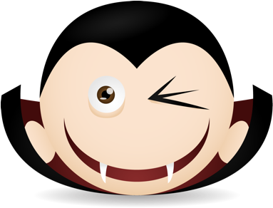 Vampire Emojis Messages Sticker-1 - Vampire Emojis Messages Sticker-1 (408x408)