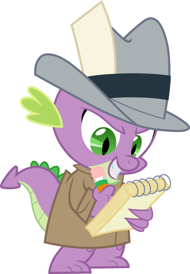 Spike With Notebook By Chrzanek97 - Notebook (744x1074)