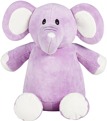 Lavender Elle The Elephant Birth Announcement Stuffed - Lavender Elle The Elephant Birth Announcement Stuffed (462x600)