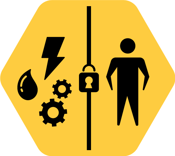 Isolate Hazardous Energy Sources - Hazardous Energy Icon (596x531)