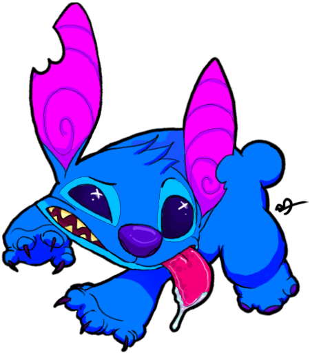 Stitch By Xxisolation-theoryxx - Cartoon (589x566)