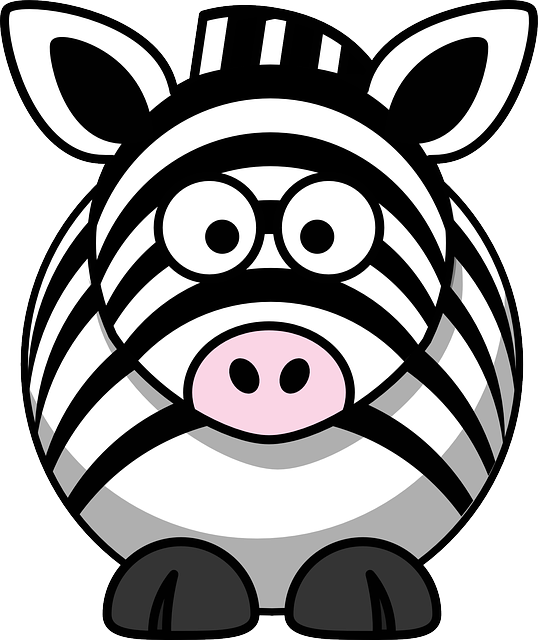 Free Photo Animal Face Wild Head Zebra Eyes Happy Funny - Cartoon Animals Clipart (538x640)
