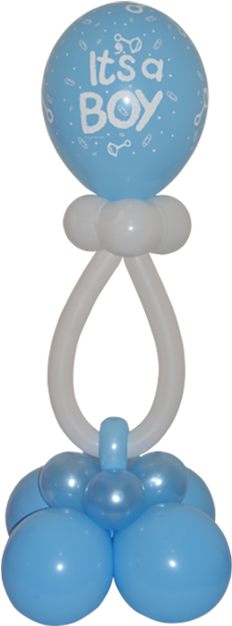 Its A Girl Baby Dummy / Perfect Centerpiece For Your - Balloon (800x800)
