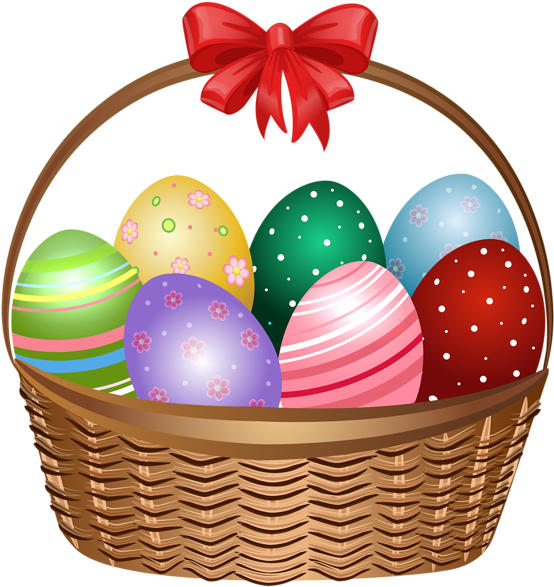 Easter Basket Clip Art Image Easter Clip Pinterest - Clip Art Easter Basket (567x600)