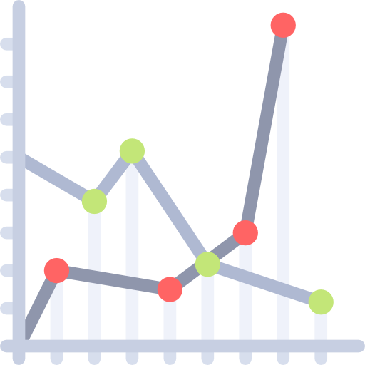 Line Graph Free Icon - Line Graph Icons (512x512)