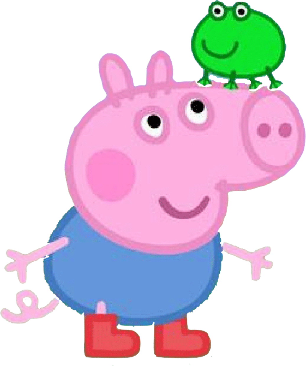 Peppa Pig Sticker - Peppa Pig George Clipart (1200x1388)