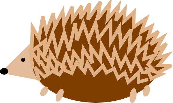 Hedgehog Clipart Png (600x360)