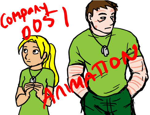 Sam And Chief Lipsync Animated By Jameson9101322 - Cartoon (500x375)