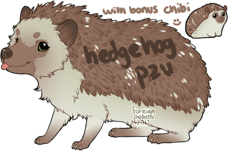 P2u Hedgehog Base By Foreign-potato - Hedgehog (800x534)