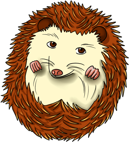 The Queen's Ill-treatment Of Hedgehogs And Alice's - Illustration (442x484)