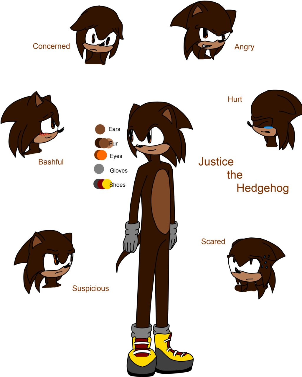 By Hopekrystalheart Justice The Hedgehog - Cartoon (1024x1362)