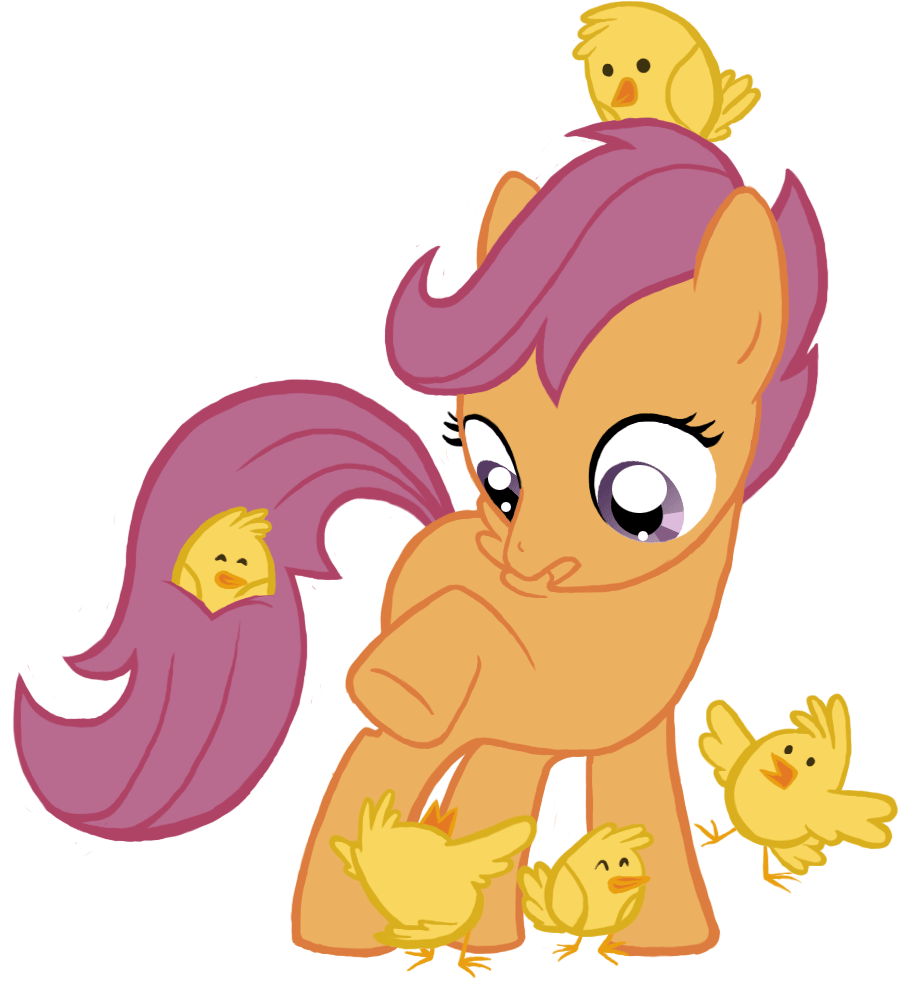 Foal Clipart Cute Chicken - Cartoon (916x1000)