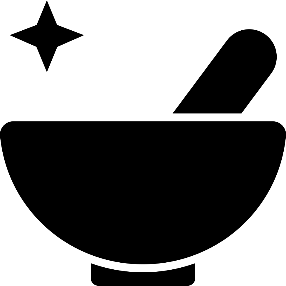 Spa Bowl To Mix Treatments Ingredients Comments - Ingredient Icon Vector (980x980)