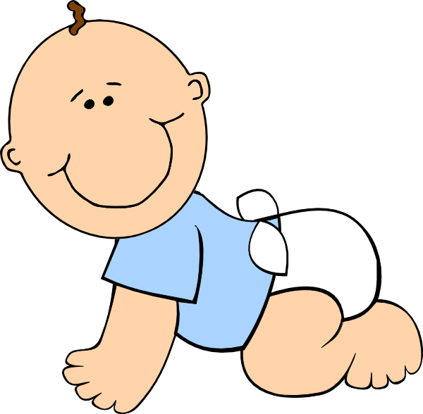 New Born Baby Clip Art (600x588)