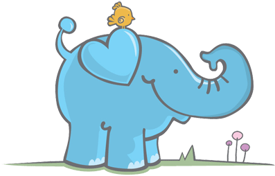 Cool Elefante Para Imprimir Preciosos Dibujos Infantiles - Dibujos De Elefante De Bebe (424x303)