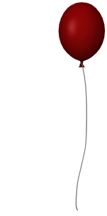 Balloon Red Red Balloon Flying Float Isola - Red Balloon Png Scary (453x340)