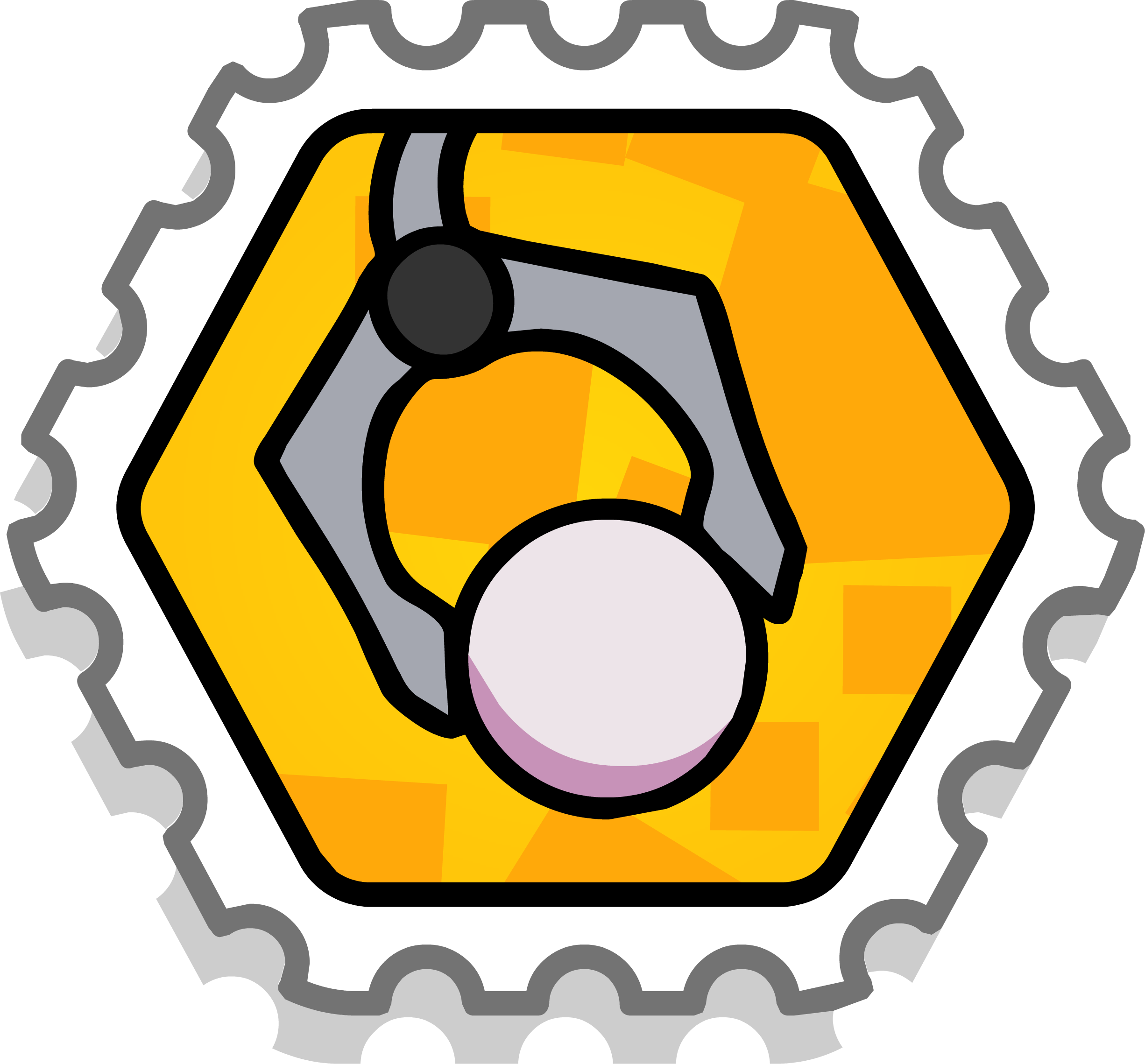 Pearl Capture - Club Penguin Jetpack Adventure Stamp (2452x2279)