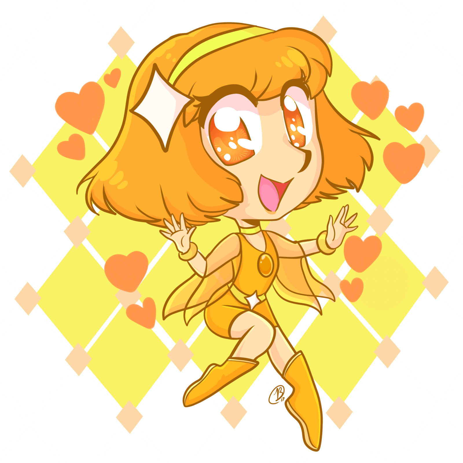 Chibi Orange Pearl By Bumbler-bee - Chibi (1600x1600)