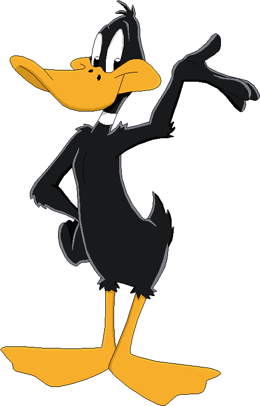 Daffy Duck By Mollyketty - Black Duck Cartoon Character (519x798)
