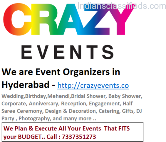 Crazy Events Offering Professional Event Planning Services - Electric Blue (640x480)