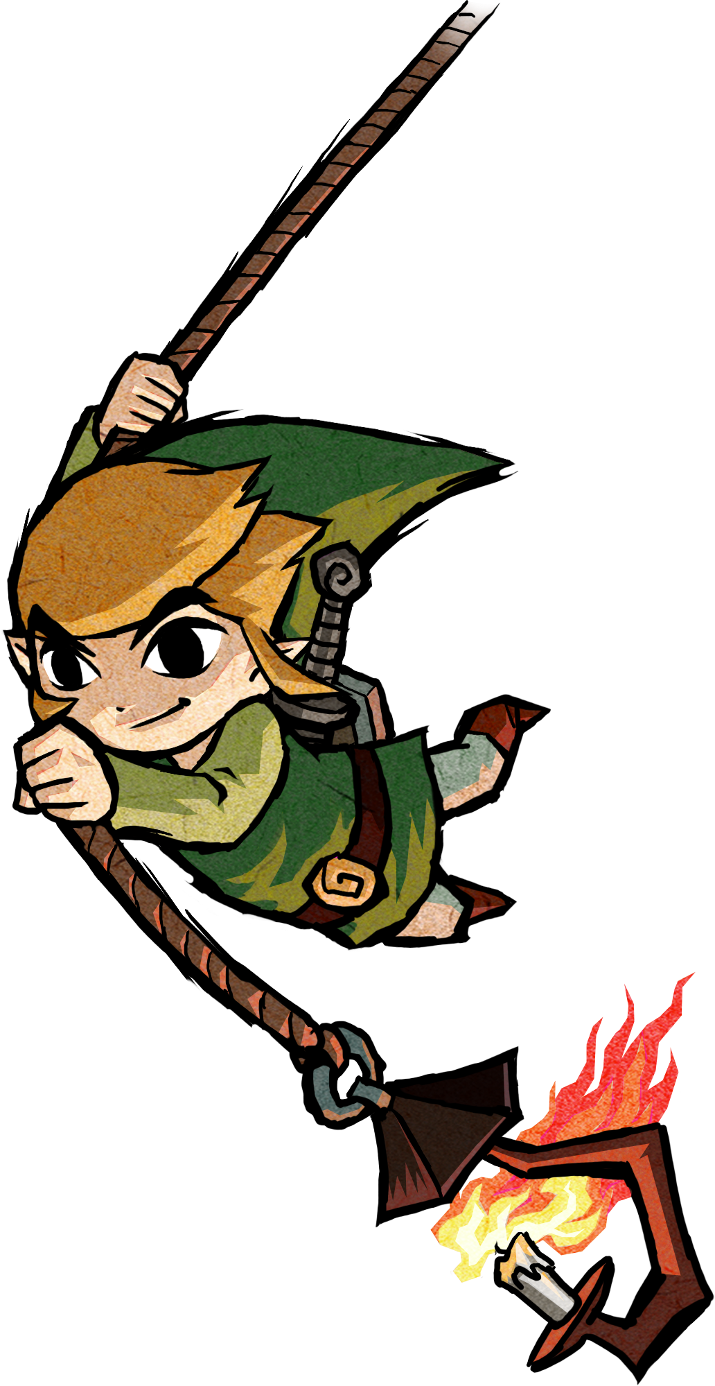 Legend Of Zelda Wind Waker Drawings (1032x1999)