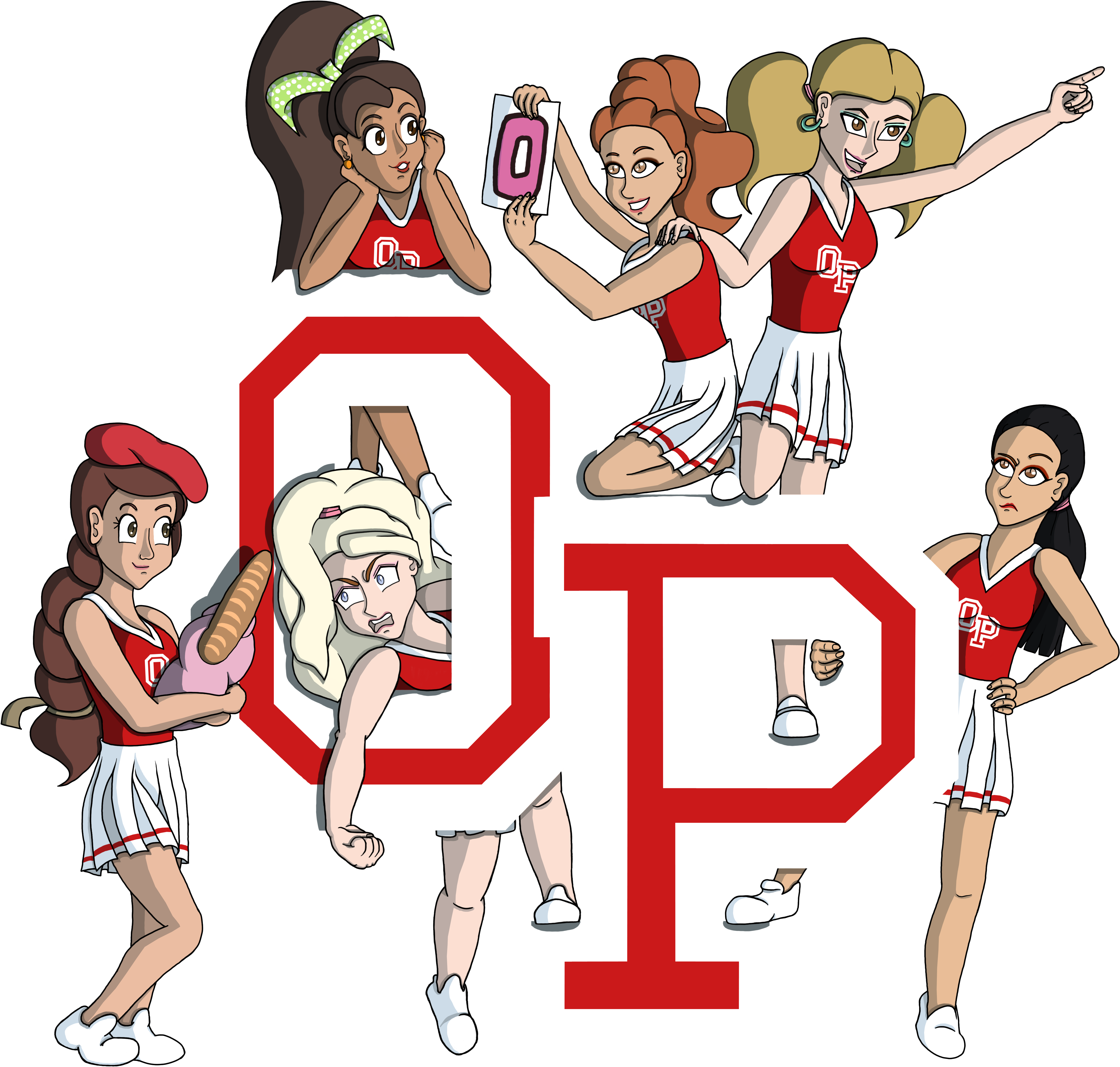 Caucasian White Sport Fans Supporting Their Team Vector - Mpgis Cartoon (5000x4500)