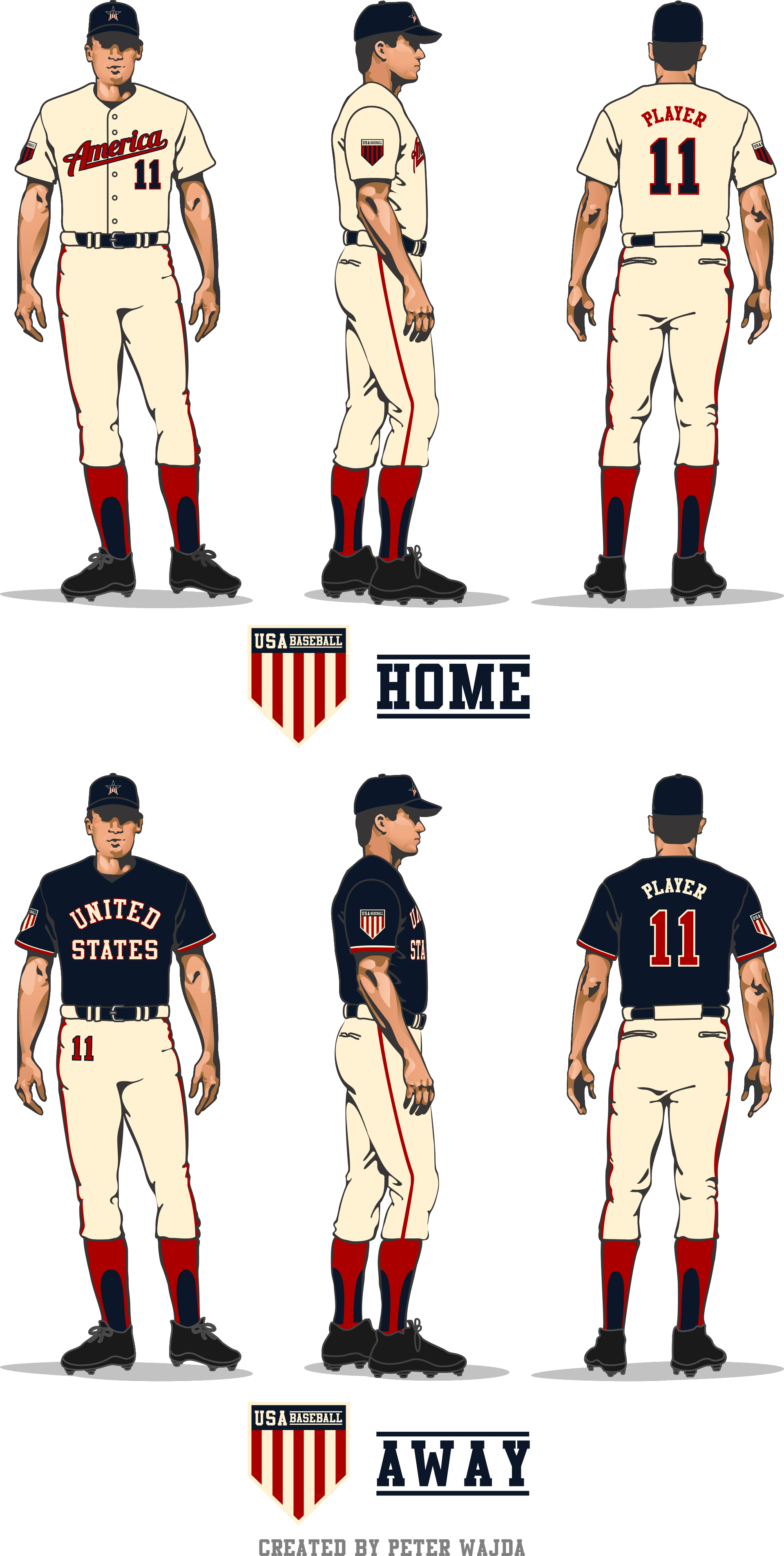 Peter Wajda Usa Baseball Redesign Contest - Tampa Bay Rays Uniforms (1919x3807)