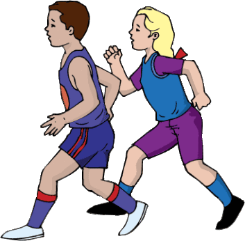 Kids Running Clipart - Running Cliparts (353x346)