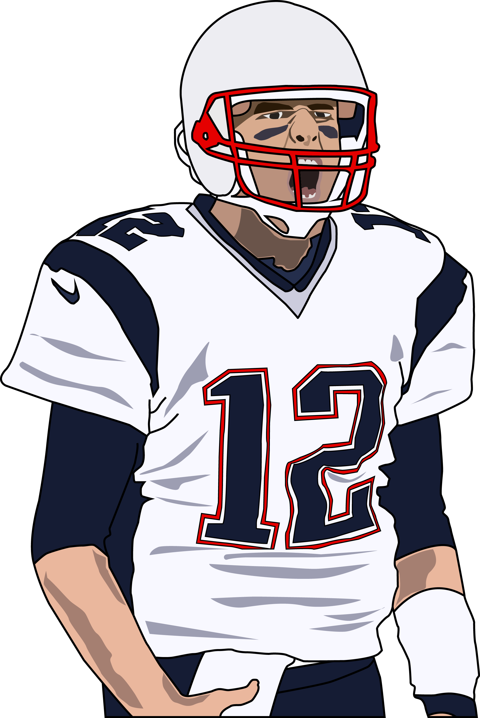Tom Brady Clipart - Tom Brady Clip Art (1985x2968)