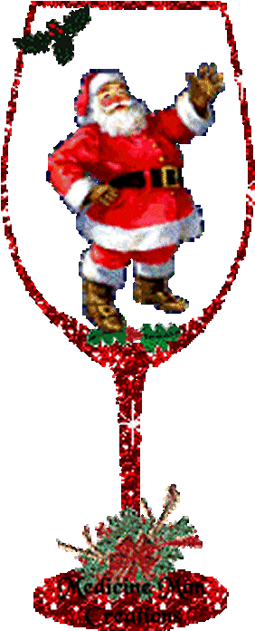 Winter Christmas - Merry Christmas Santa Gif (300x698)