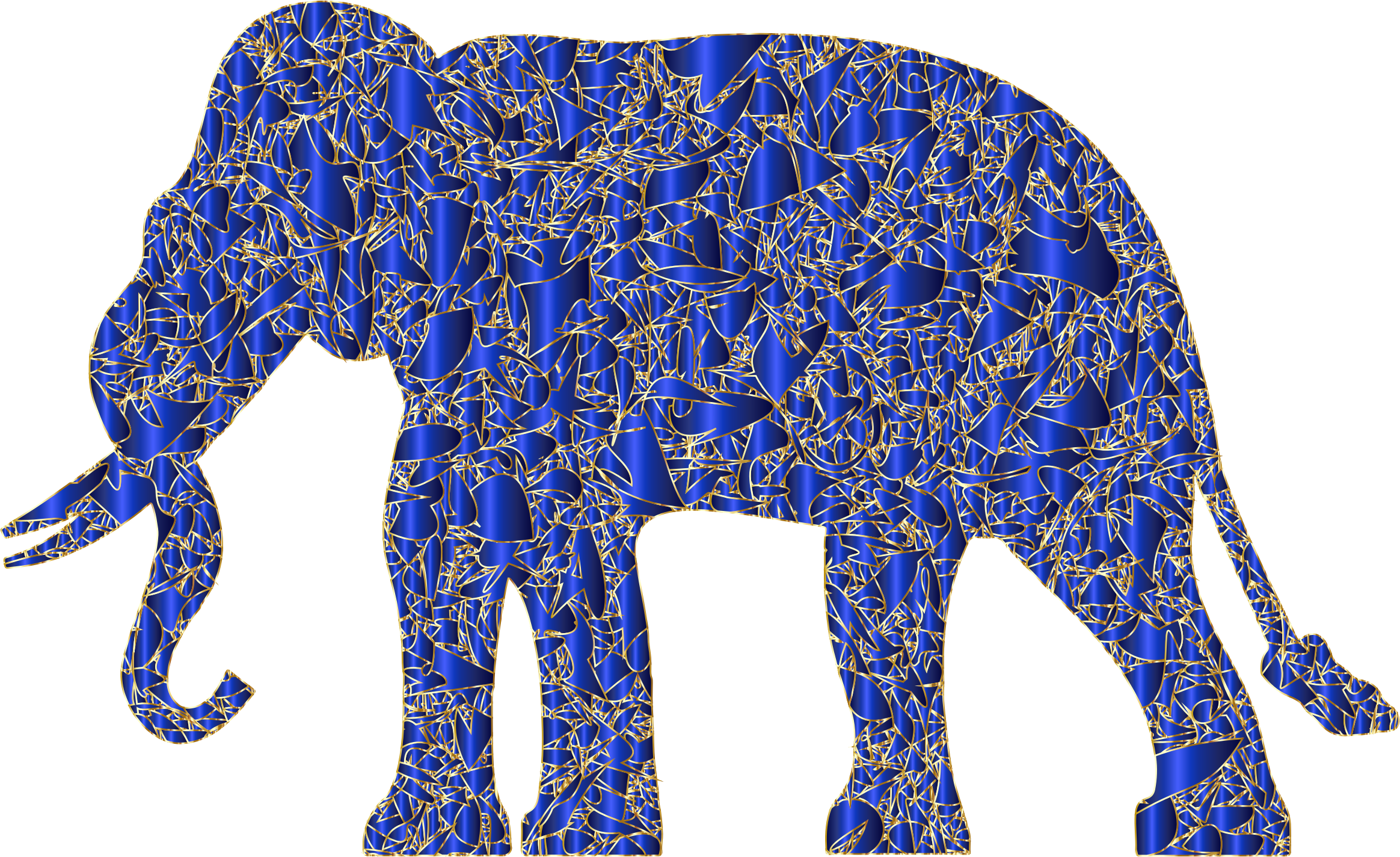 This Free Icons Png Design Of Modern Art Elephant Reactivated - This Free Icons Png Design Of Modern Art Elephant Reactivated (2328x1424)