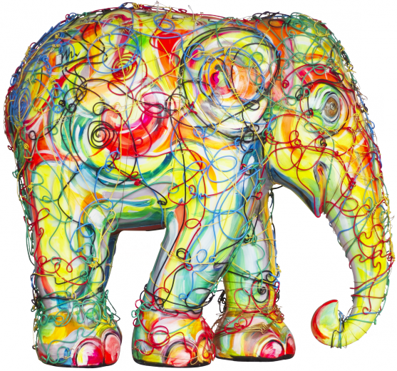 Elefonte By Marinela Goulart E Propague - Indian Elephant (557x520)
