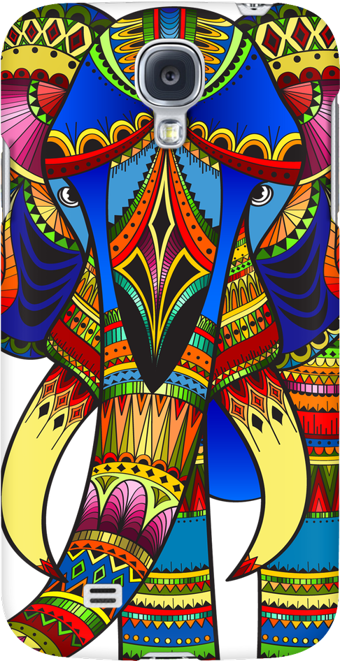 King Of The Jungle Elephant Phone Case - Elephant Coloring Book: For Kids, Teens, And Adults: (1024x1024)